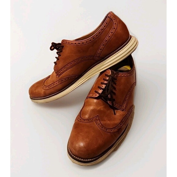 Cole Haan Other - Cole Haan Shoes Original Grand Wingtip Oxfords Mens 12 Brown Leather Casual